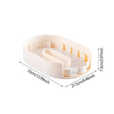 Maxbell Turntable Organization Multipurpose Spice Rack for Cabinet Pantry Countertop White