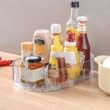 Maxbell Turntable Organization Multipurpose Spice Rack for Cabinet Pantry Countertop White