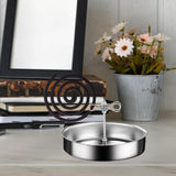 Maxbell Coil Incense Burner Holder Table Household Indoor Stainless Steel Coils Clip Clip Height 6.5CM