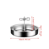 Maxbell Coil Incense Burner Holder Table Household Indoor Stainless Steel Coils Clip Clip Height 6.5CM