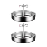 Maxbell Coil Incense Burner Holder Table Household Indoor Stainless Steel Coils Clip Clip Height 6.5CM