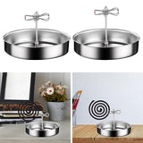 Maxbell Coil Incense Burner Holder Table Household Indoor Stainless Steel Coils Clip Clip Height 6.5CM
