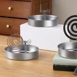 Maxbell Coil Incense Burner Holder Table Household Indoor Stainless Steel Coils Clip Clip Height 6.5CM