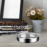 Maxbell Coil Incense Burner Holder Table Household Indoor Stainless Steel Coils Clip Clip Height 10CM