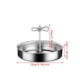 Maxbell Coil Incense Burner Holder Table Household Indoor Stainless Steel Coils Clip Clip Height 10CM