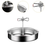 Maxbell Coil Incense Burner Holder Table Household Indoor Stainless Steel Coils Clip Clip Height 10CM