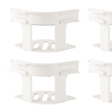 Maxbell 4 Pieces Bed Mattress Sheet Holder with Fixed Strip Accessory Fastening Clip White