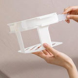 Maxbell 4 Pieces Bed Mattress Sheet Holder with Fixed Strip Accessory Fastening Clip White