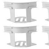 Maxbell 4 Pieces Bed Mattress Sheet Holder with Fixed Strip Accessory Fastening Clip Grey