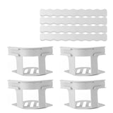 Maxbell 4 Pieces Bed Mattress Sheet Holder with Fixed Strip Accessory Fastening Clip Grey