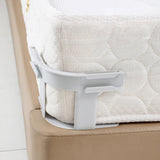 Maxbell 4 Pieces Bed Mattress Sheet Holder with Fixed Strip Accessory Fastening Clip Grey