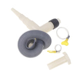 Maxbell 11.8inch Extended Drain Pipe Set Versatile Accessories for Dryers Dishwasher