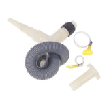 Maxbell 11.8inch Extended Drain Pipe Set Versatile Accessories for Dryers Dishwasher