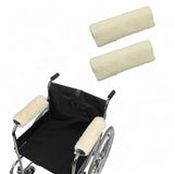 Maxbell Chair Arm Rest Pad Comfortable Arm Rest Pads for Adults Transport Arm Chairs Off White