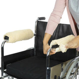 Maxbell Chair Arm Rest Pad Comfortable Arm Rest Pads for Adults Transport Arm Chairs Off White