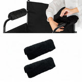 Maxbell Chair Arm Rest Pad Comfortable Arm Rest Pads for Adults Transport Arm Chairs Black