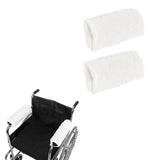 Maxbell Chair Arm Rest Pad Comfortable Arm Rest Pads for Adults Transport Arm Chairs White