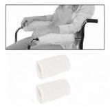 Maxbell Chair Arm Rest Pad Comfortable Arm Rest Pads for Adults Transport Arm Chairs White