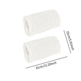 Maxbell Chair Arm Rest Pad Comfortable Arm Rest Pads for Adults Transport Arm Chairs White