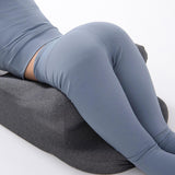 Maxbell Face Down Pillow Lightweight Memory Foam Cushion for Home Living Room Office Dark Gray