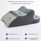 Maxbell Face Down Pillow Lightweight Memory Foam Cushion for Home Living Room Office Dark Gray