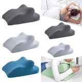 Maxbell Face Down Pillow Lightweight Memory Foam Cushion for Home Living Room Office Dark Gray