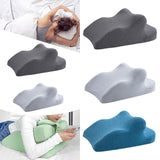 Maxbell Face Down Pillow Lightweight Memory Foam Cushion for Home Living Room Office Dark Gray