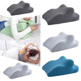 Maxbell Face Down Pillow Lightweight Memory Foam Cushion for Home Living Room Office Dark Gray