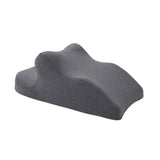Maxbell Face Down Pillow Lightweight Memory Foam Cushion for Home Living Room Office Dark Gray