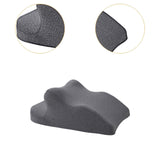 Maxbell Face Down Pillow Lightweight Memory Foam Cushion for Home Living Room Office Dark Gray