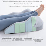 Maxbell Face Down Pillow Lightweight Memory Foam Cushion for Home Living Room Office Dark Gray