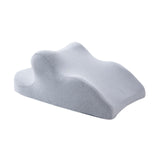 Maxbell Face Down Pillow Lightweight Memory Foam Cushion for Home Living Room Office Light Gray