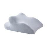 Maxbell Face Down Pillow Lightweight Memory Foam Cushion for Home Living Room Office Light Gray