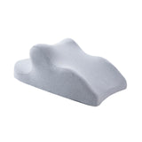 Maxbell Face Down Pillow Lightweight Memory Foam Cushion for Home Living Room Office Light Gray