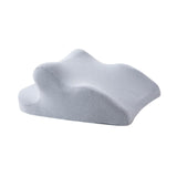 Maxbell Face Down Pillow Lightweight Memory Foam Cushion for Home Living Room Office Light Gray