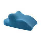 Maxbell Face Down Pillow Lightweight Memory Foam Cushion for Home Living Room Office Blue