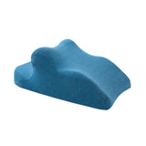 Maxbell Face Down Pillow Lightweight Memory Foam Cushion for Home Living Room Office Blue
