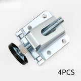 Maxbell 4Pcs Adjustable Furniture Leveling Feet Sturdy Easily Install with Lock Nuts Silvery
