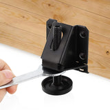 Maxbell 4Pcs Adjustable Furniture Leveling Feet Sturdy Easily Install with Lock Nuts Black