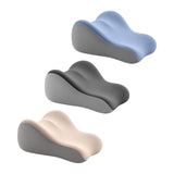 Maxbell Back Pillow for Bed Memory Foam Zip Close Leg Elevate Pillow for Home Dorm Blue