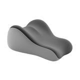 Maxbell Back Pillow for Bed Memory Foam Zip Close Leg Elevate Pillow for Home Dorm Gray
