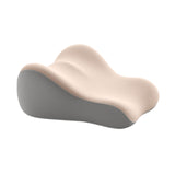 Maxbell Back Pillow for Bed Memory Foam Zip Close Leg Elevate Pillow for Home Dorm White