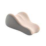 Maxbell Back Pillow for Bed Memory Foam Zip Close Leg Elevate Pillow for Home Dorm White