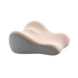 Maxbell Back Pillow for Bed Memory Foam Zip Close Leg Elevate Pillow for Home Dorm White