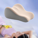 Maxbell Back Pillow for Bed Memory Foam Zip Close Leg Elevate Pillow for Home Dorm White