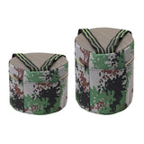 Maxbell Gardening Hip Cushion Stool Wearable Farming Stool for Backyard Home Picnics Height 17cm