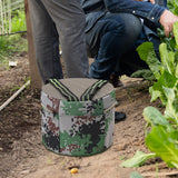 Maxbell Gardening Hip Cushion Stool Wearable Farming Stool for Backyard Home Picnics Height 17cm