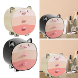 Maxbell Makeup Organizer Elegant Cosmetic Display Case for Countertop Dresser Vanity White