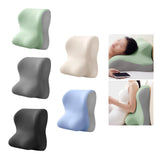 Maxbell Lumbar Back Support Cushion Face Down Pillow for Beds Household Office Chair Green