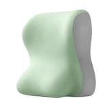 Maxbell Lumbar Back Support Cushion Face Down Pillow for Beds Household Office Chair Green